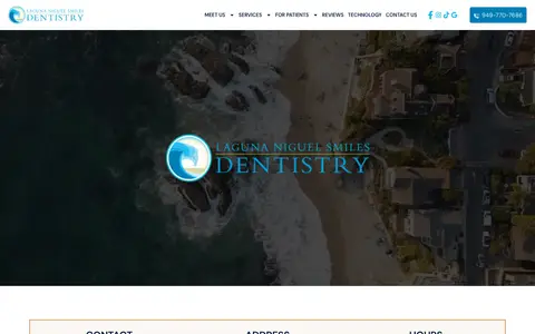Home page of personalizedsmiles.com, a client site credited to Web Concepts Media