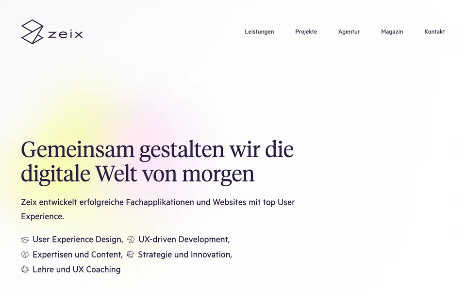 Home page of Zeix at zeix.com